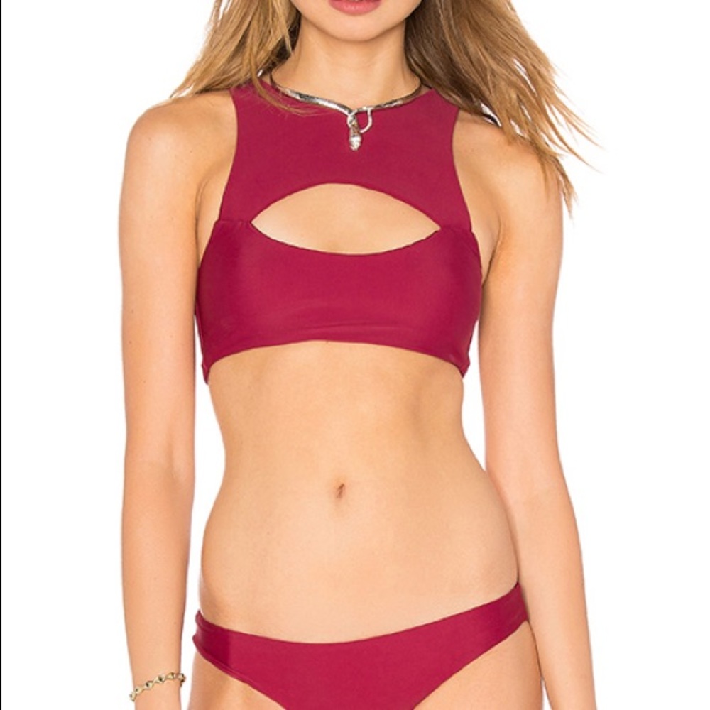 mikoh marrakesh swimsuit top!